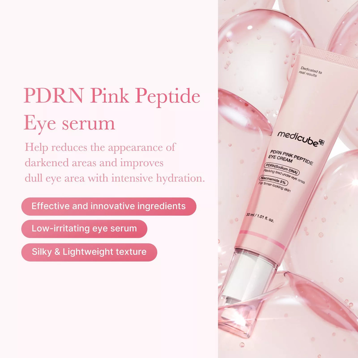 MEDICUBE PDRN PINK PEPTIDE EYE SERUM